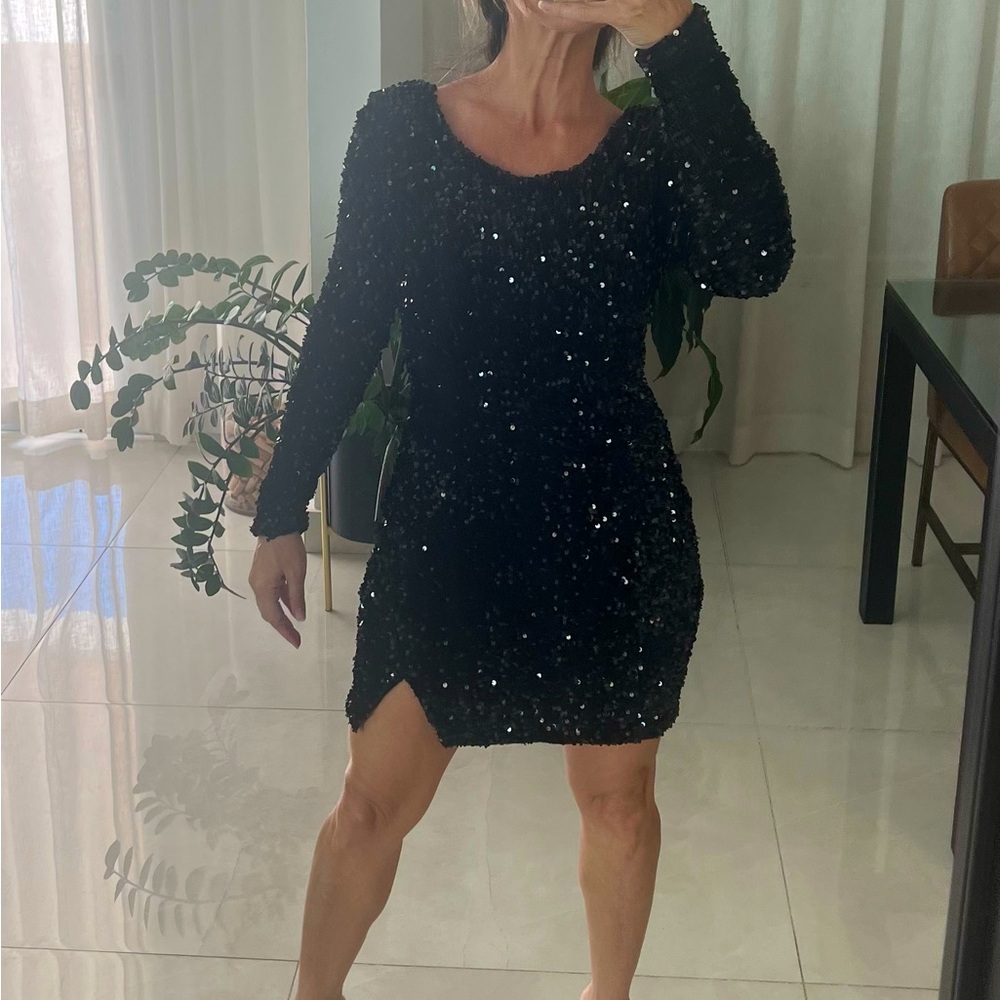Mini sequin dress